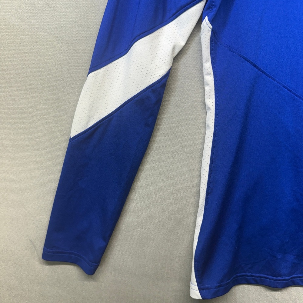 Under Armour Shirt Women Medium Blue Long Sleeve HeatGear Fitted Performance Top - Picture 5 of 9